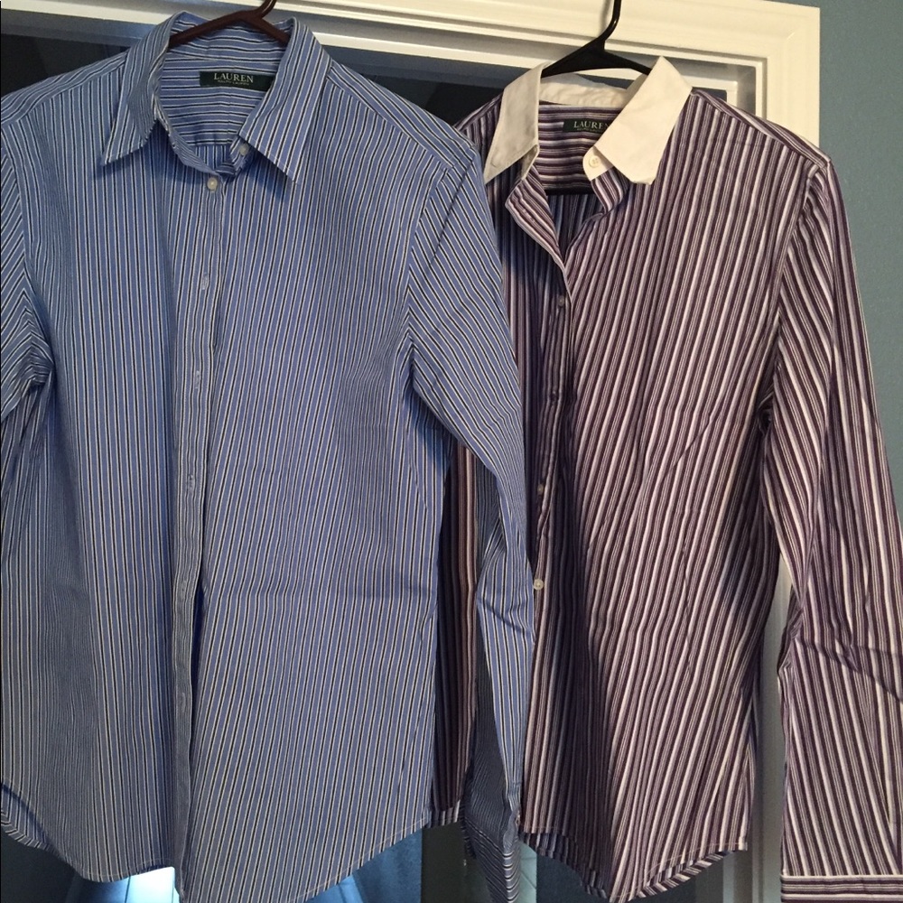 Two Lauren button up shirts
